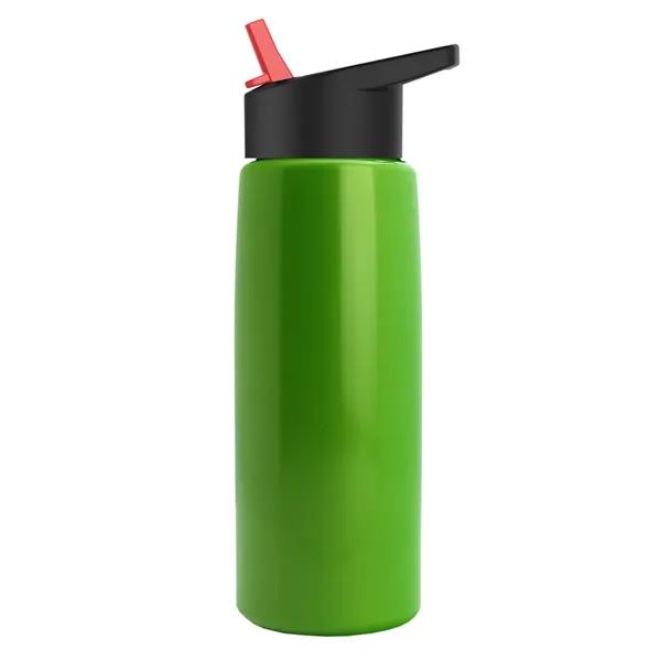26 oz Metallic Bottle with Flip Straw lid... from ASI 40480 Koozie Group