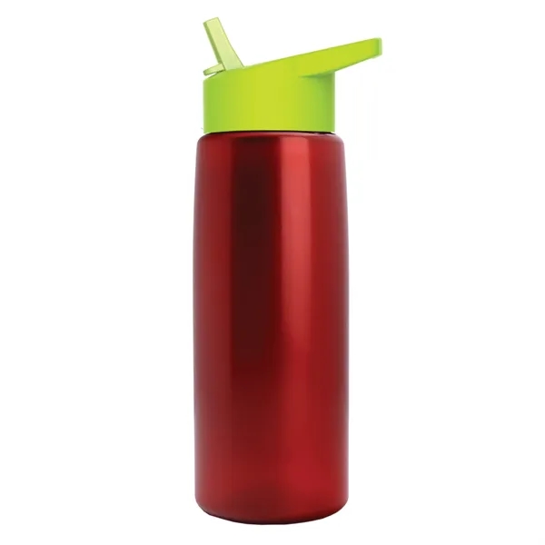 26 oz Metallic Bottle with Flip Straw lid... from ASI 40480 Koozie Group