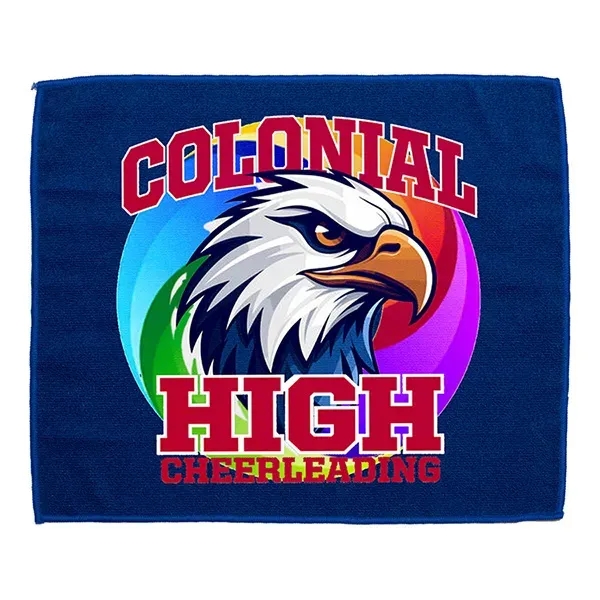 The "AnyColor" Rally Towel is an extra-large 15" x 18."... from ASI 62660 Innovation Line