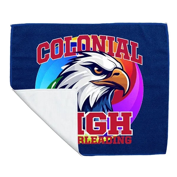 The "AnyColor" Rally Towel is an extra-large 15" x 18."... from ASI 62660 Innovation Line