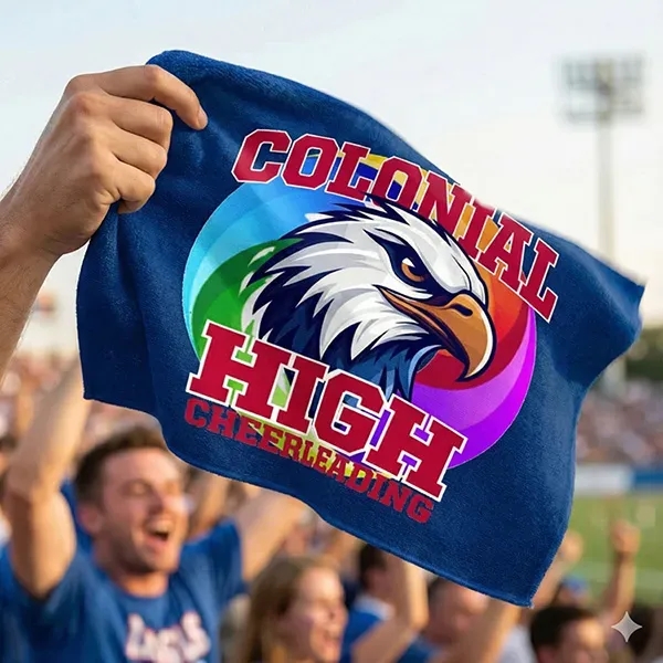 The "AnyColor" Rally Towel is an extra-large 15" x 18."... from ASI 62660 Innovation Line