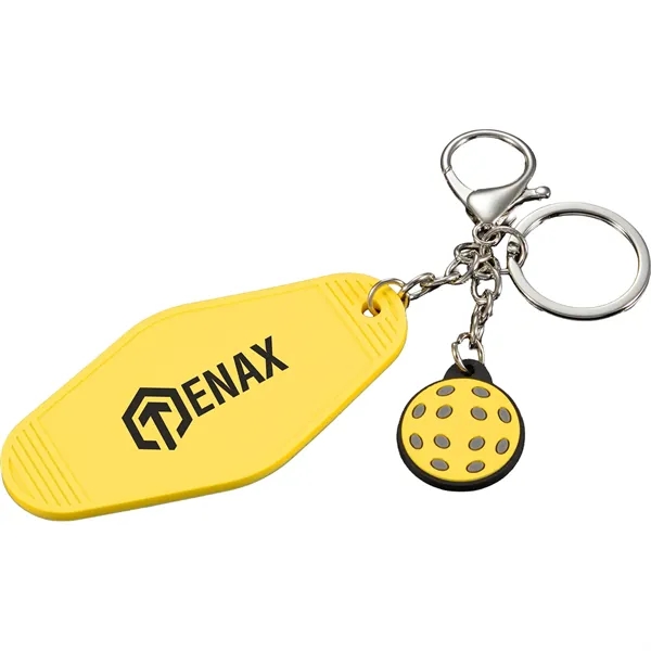 Pickleball Motel Keychain... from ASI 66887 PCNA / Bullet