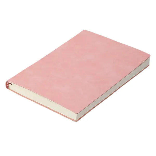A5 size soft-feel skin-friendly leather planner notebook with imprint... from ASI 37218 Athena Promo (tm)