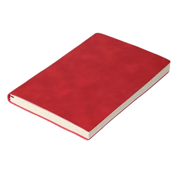 A5 size soft-feel skin-friendly leather planner notebook with imprint... from ASI 37218 Athena Promo (tm)