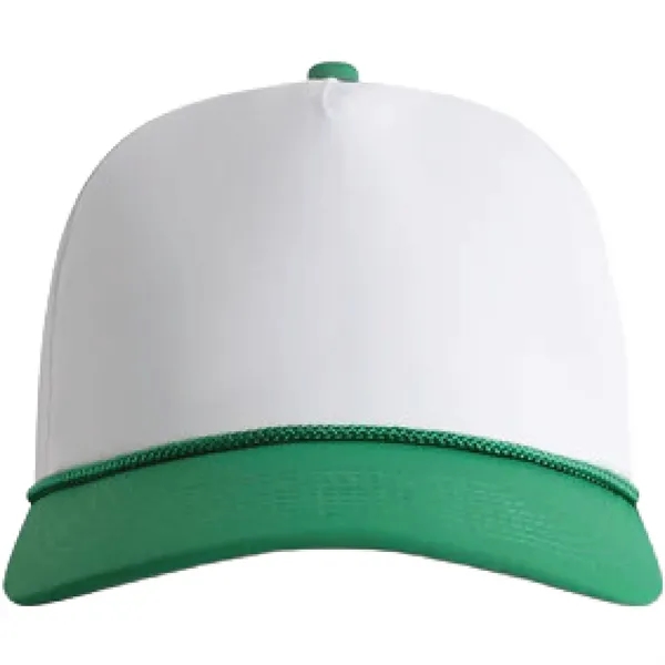 Imperial 5054UT 5-Panel The Harrison Two-Tone Rope Cap with leatherette patch... from ASI 74601 Calico