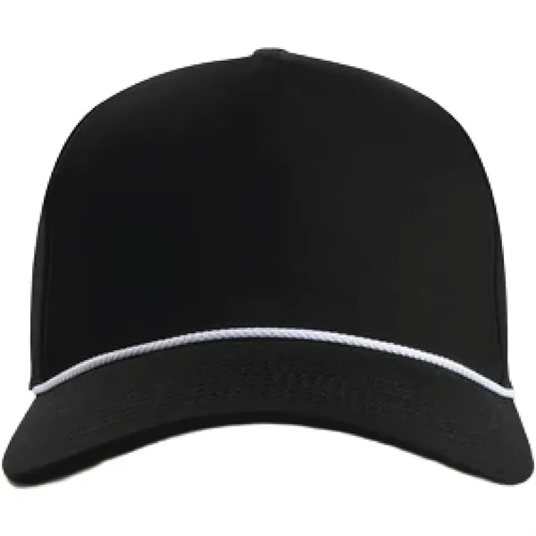 Imperial 5056 5-Panel The Barnes Cotton Rope Cap with leatherette patch... from ASI 74601 Calico