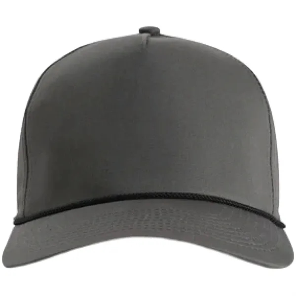 Imperial 5056 5-Panel The Barnes Cotton Rope Cap with leatherette patch... from ASI 74601 Calico