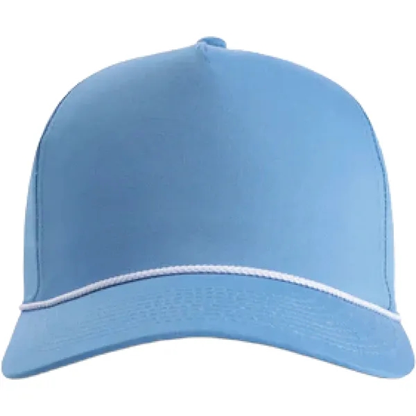 Imperial 5056 5-Panel The Barnes Cotton Rope Cap with leatherette patch... from ASI 74601 Calico