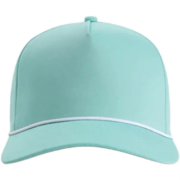 Imperial 5056 5-Panel The Barnes Cotton Rope Cap with leatherette patch... from ASI 74601 Calico