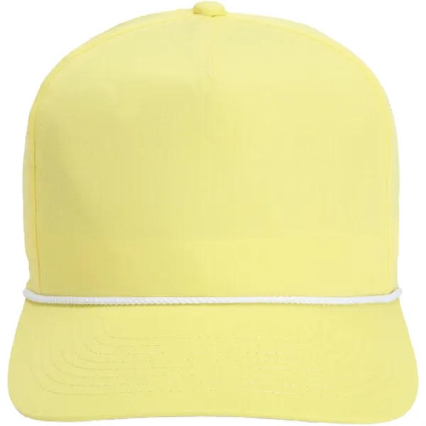 Imperial 5056 5-Panel The Barnes Cotton Rope Cap with leatherette patch... from ASI 74601 Calico