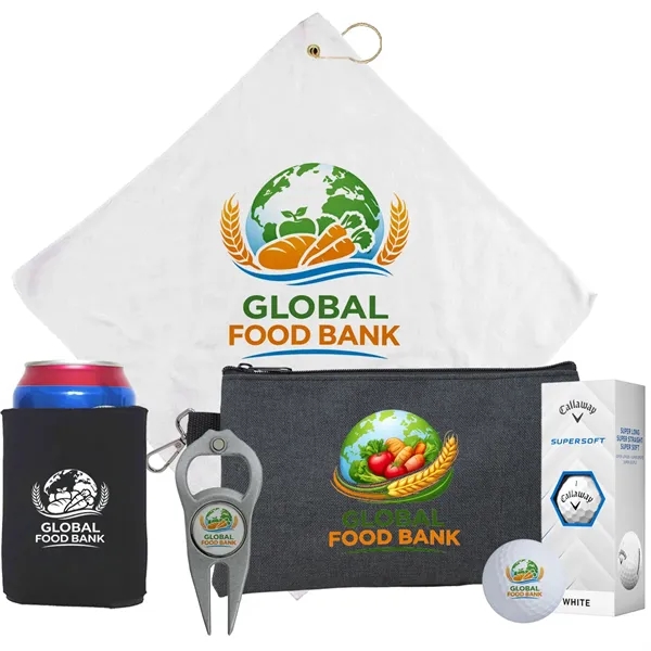 Deluxe Weekend Warrior Kit with Callaway golf balls, bottle opener, can... from ASI 38120 Ball Pro / Diversified Quality Kitchenware