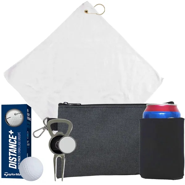 Deluxe Weekend Warrior Kit with TaylorMade balls, bottle opener, can cooler,... from ASI 38120 Ball Pro / Diversified Quality Kitchenware