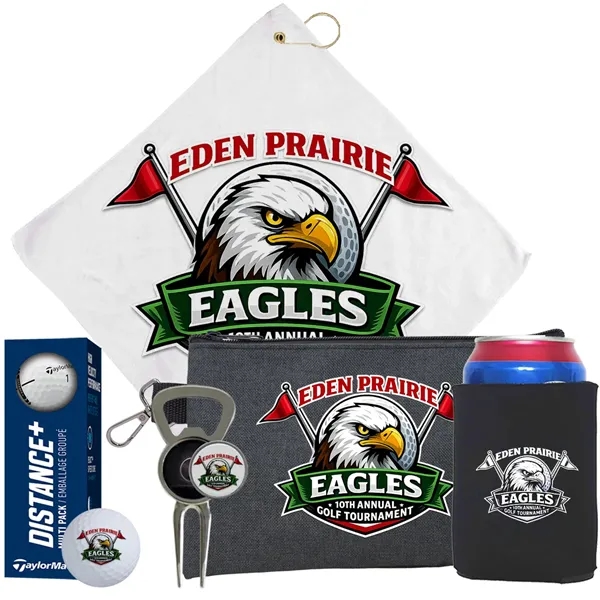 Deluxe Weekend Warrior Kit with TaylorMade balls, bottle opener, can cooler,... from ASI 38120 Ball Pro / Diversified Quality Kitchenware