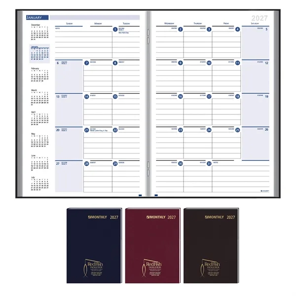 Monthly desk planner with multiple refrence resources... from ASI 61966 HPG / Beacon Promotions HPG Gold