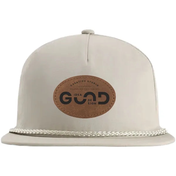 Imperial DNA001 5-Panel Original Rope Cap with leatherette patch or embroidery... from ASI 74601 Calico