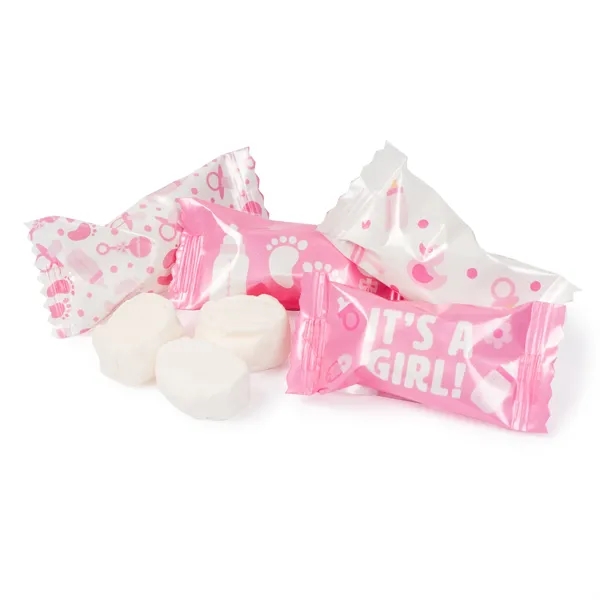 It's A Girl! Wrapped Buttermints... from ASI 44900 NC Custom (CI/Lanco) / Chocolate Inn