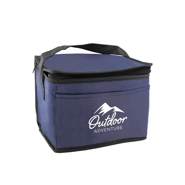 Non-woven insulated six-pack cooler bag with thermal food-safe foil lining.... from ASI 79530 Prime Line