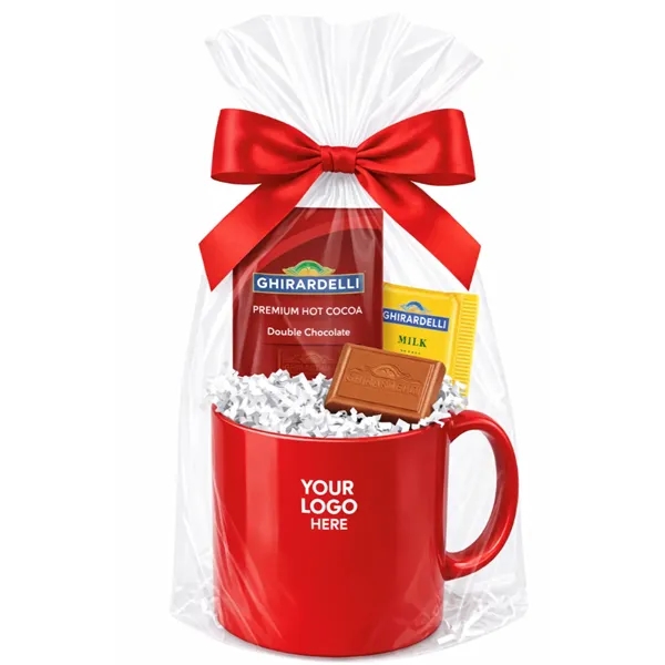 Ghirardelli Hot Cocoa and Chocolate Squares Gift Mug... from ASI 89971 Stuff A Mug