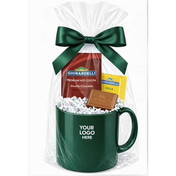 Ghirardelli Hot Cocoa and Chocolate Squares Gift Mug... from ASI 89971 Stuff A Mug