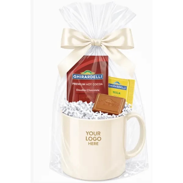 Ghirardelli Hot Cocoa and Chocolate Squares Gift Mug... from ASI 89971 Stuff A Mug