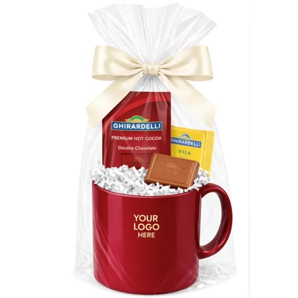 Ghirardelli Hot Cocoa and Chocolate Squares Gift Mug... from ASI 89971 Stuff A Mug