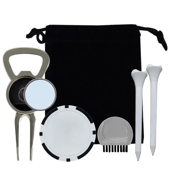 First Tee Silver golf kit with best-selling accessories, tees, and a... from ASI 38120 Ball Pro / Diversified Quality Kitchenware