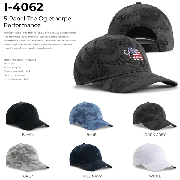 Imperial 4062 The Oglethorpe Performance Tonal Camo Knit Cap with leatherette... from ASI 74601 Calico