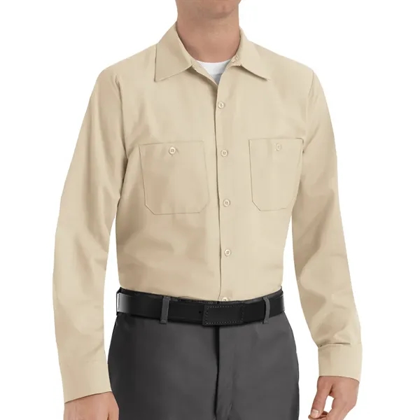 Red Kap Industrial Solid Long Sleeve Work Shirt.... from ASI 86018 Scrub Authority