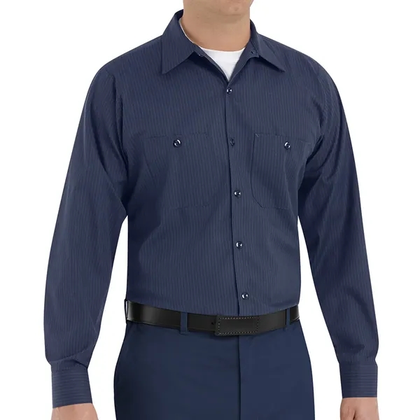 Red Kap Industrial Solid Long Sleeve Work Shirt.... from ASI 86018 Scrub Authority