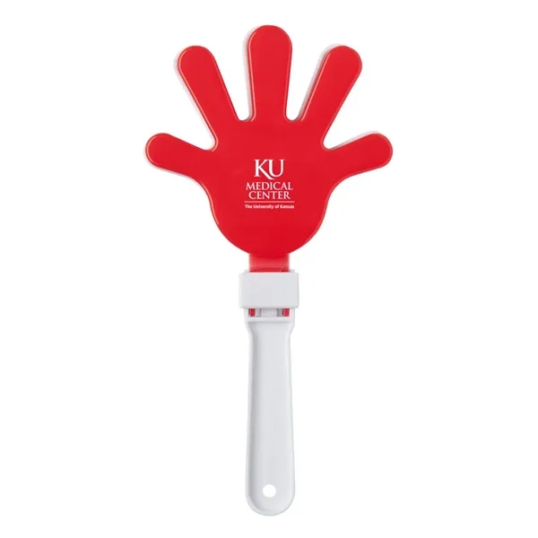 7" plastic hand klapper noisemaker with red, white and blue color.... from ASI 63549 Jornik Manufacturing Corp / Jornik