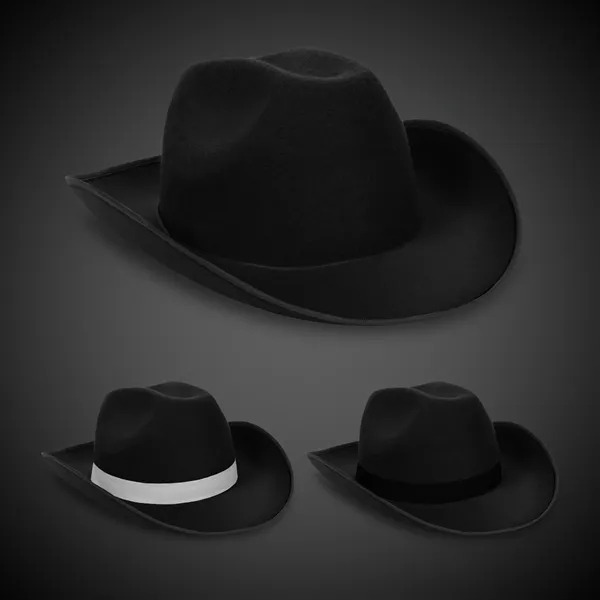 Black Cowboy Hat with Band... from ASI 42016 Brighter Promotions Inc