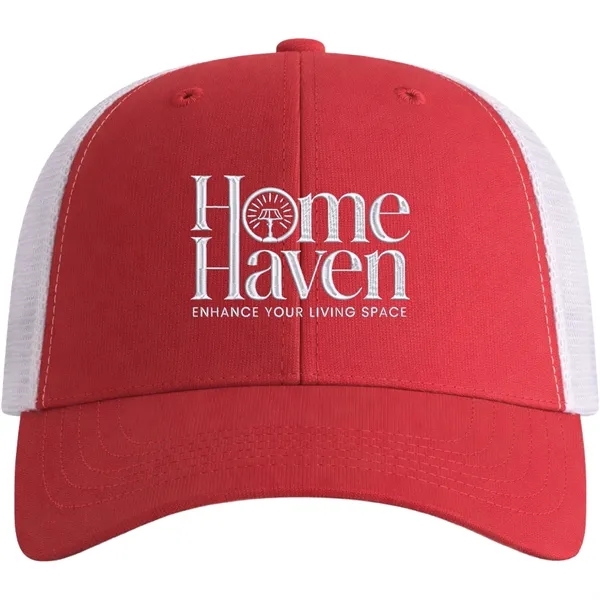 Imperial X210SM 6-Panel The Structured Performance Mesh Hat with leatherette patch... from ASI 74601 Calico