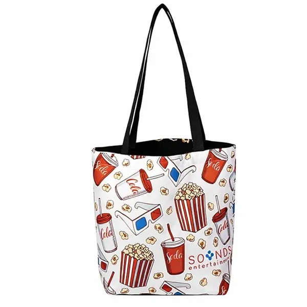 USA-made Small Wide Bottom Gusset Tote: Customizable, durable, stylish. Perfect for... from ASI 67557 LimeLight Ent