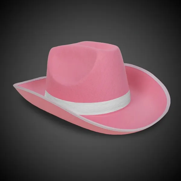 Pink Cowboy Hat with Band... from ASI 42016 Brighter Promotions Inc