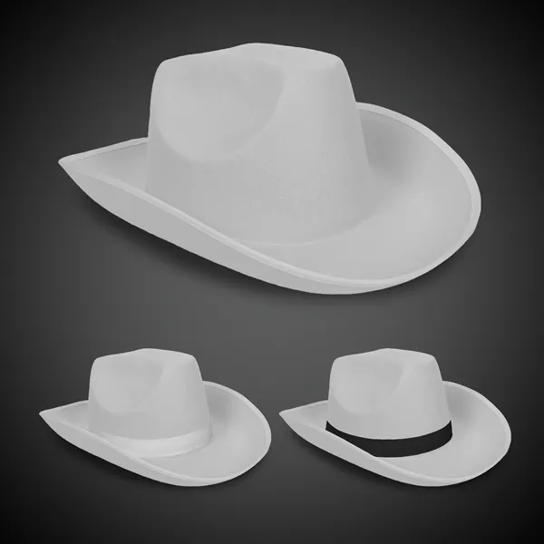 White Cowboy Hat with Band... from ASI 42016 Brighter Promotions Inc