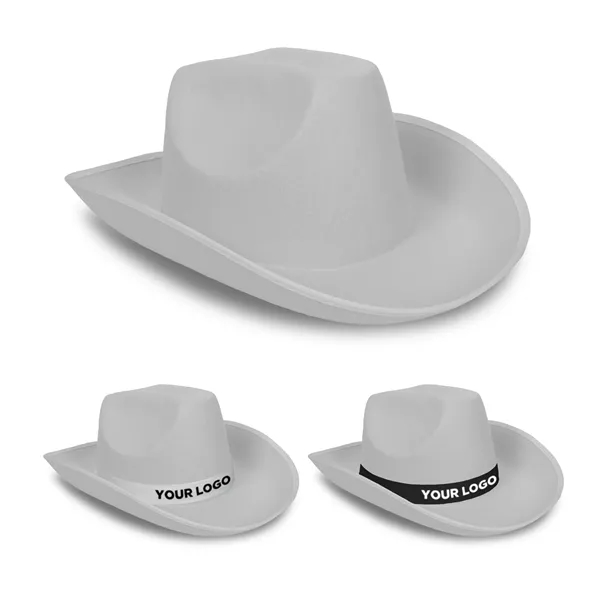 White Cowboy Hat with Band... from ASI 42016 Brighter Promotions Inc