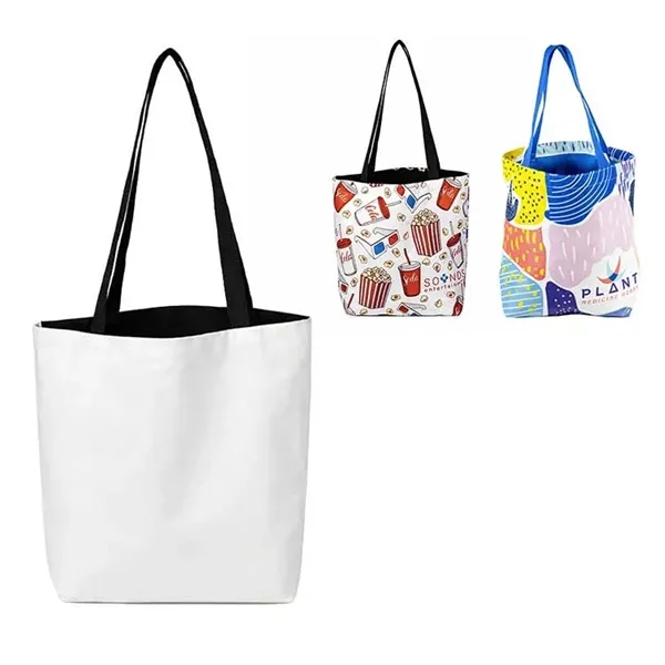 USA-made Small Wide Bottom Gusset Tote: Customizable, durable, stylish. Perfect for... from ASI 67557 LimeLight Ent
