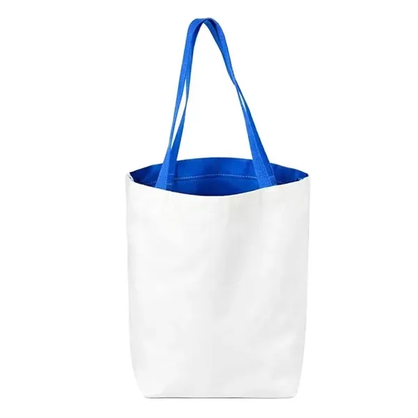USA-made Small Wide Bottom Gusset Tote: Customizable, durable, stylish. Perfect for... from ASI 67557 LimeLight Ent