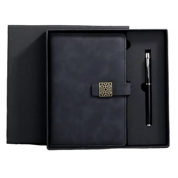 A5 size business journals notebook and ballpoint pen gift box set... from ASI 37218 Athena Promo (tm)
