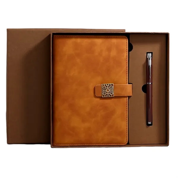 A5 size business journals notebook and ballpoint pen gift box set... from ASI 37218 Athena Promo (tm)