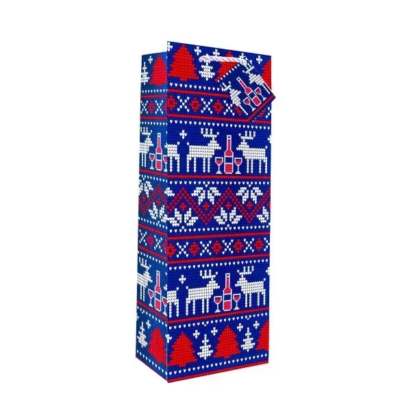 The Holiday Wine Gift Bag Collection. Blank.... from ASI 55450 Franmara Inc
