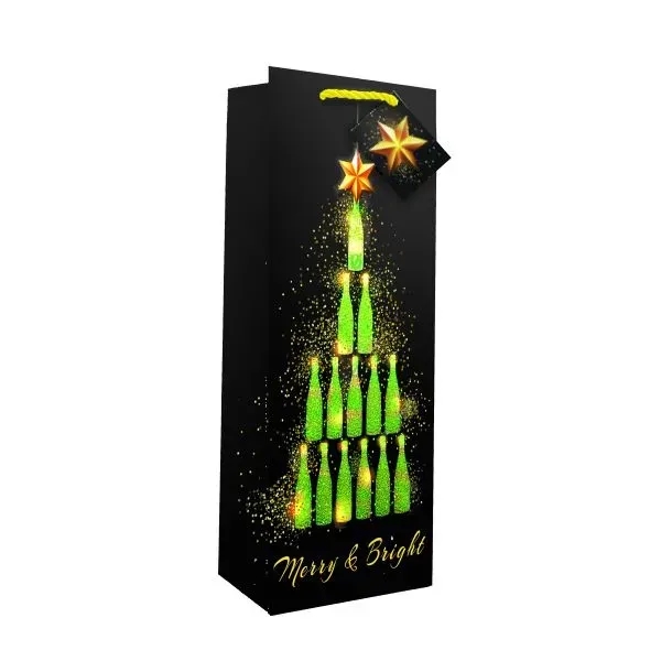 The Holiday Wine Gift Bag Collection. Blank.... from ASI 55450 Franmara Inc