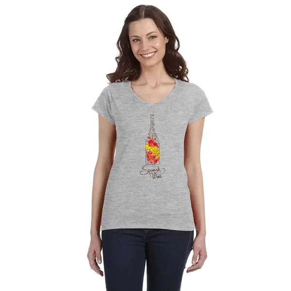 Gildan ladies' Softstyle 4.5 oz Fitted V-Neck T-Shirt... from ASI 30208 A P Specialties / AP Specialties