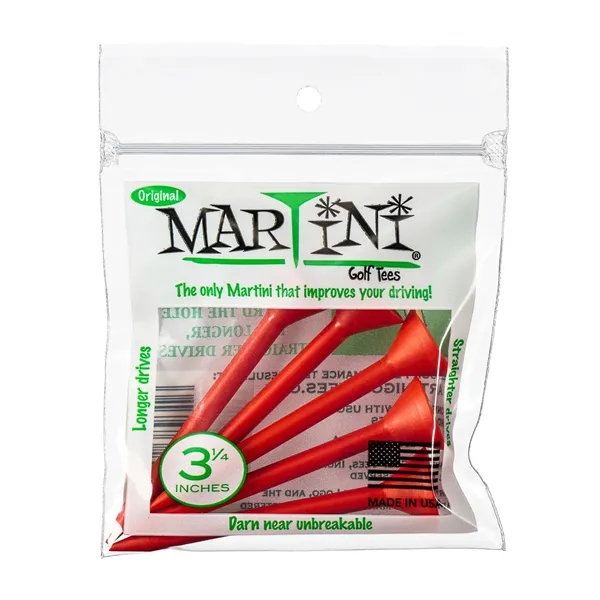 Martini 2-inch short golf tee with one-color imprint. Durable, USA-made, perfect... from ASI 72657 Active Life Promo / Active Life