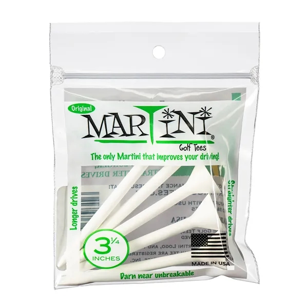 Martini 2-inch short golf tee with one-color imprint. Durable, USA-made, perfect... from ASI 72657 Active Life Promo / Active Life