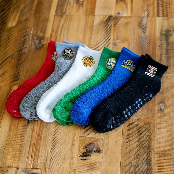 Fuzzy Anti-Slip Socks... from ASI 30208 A P Specialties / AP Specialties
