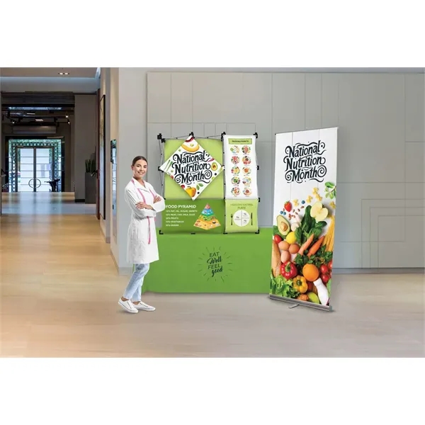 Kit that includes a 9-quad frame, one A panel, one D... from ASI 87188 Showdown Displays