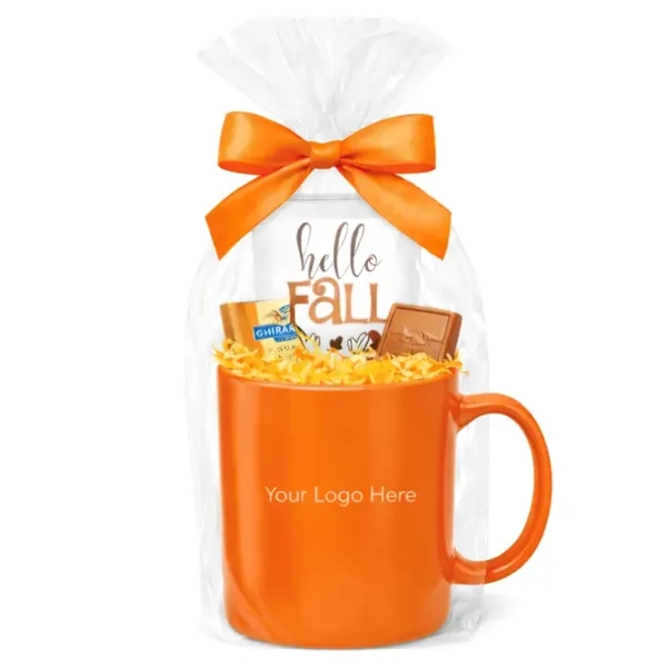 Fall Themed Gift Mug with Coffee or Cocoa... from ASI 89971 Stuff A Mug