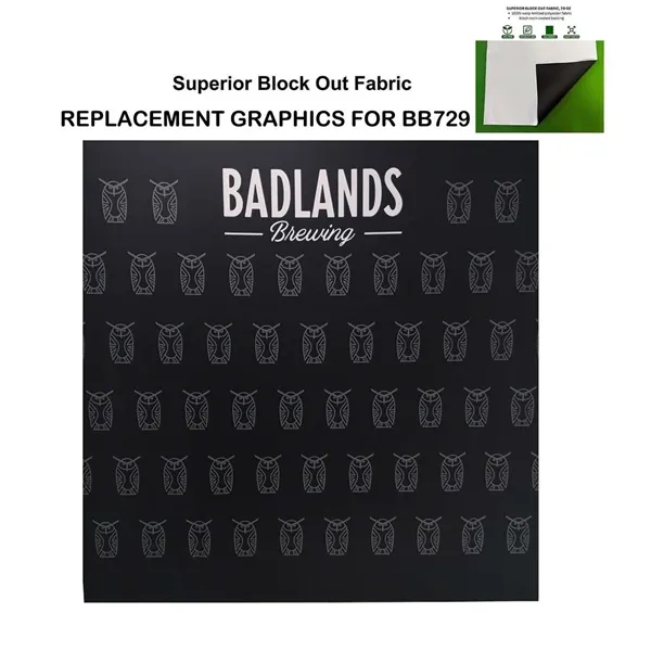 72Hr Fast Ship - Replacement Graphics Single sided 8'w x 8'h,... from ASI 53509 FIEL-Fairdeal Import & Export