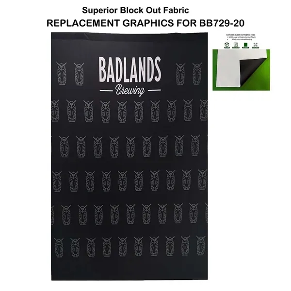 72Hr Fast Ship - Replacement Graphics Single sided 5'w x 8'h,... from ASI 53509 FIEL-Fairdeal Import & Export